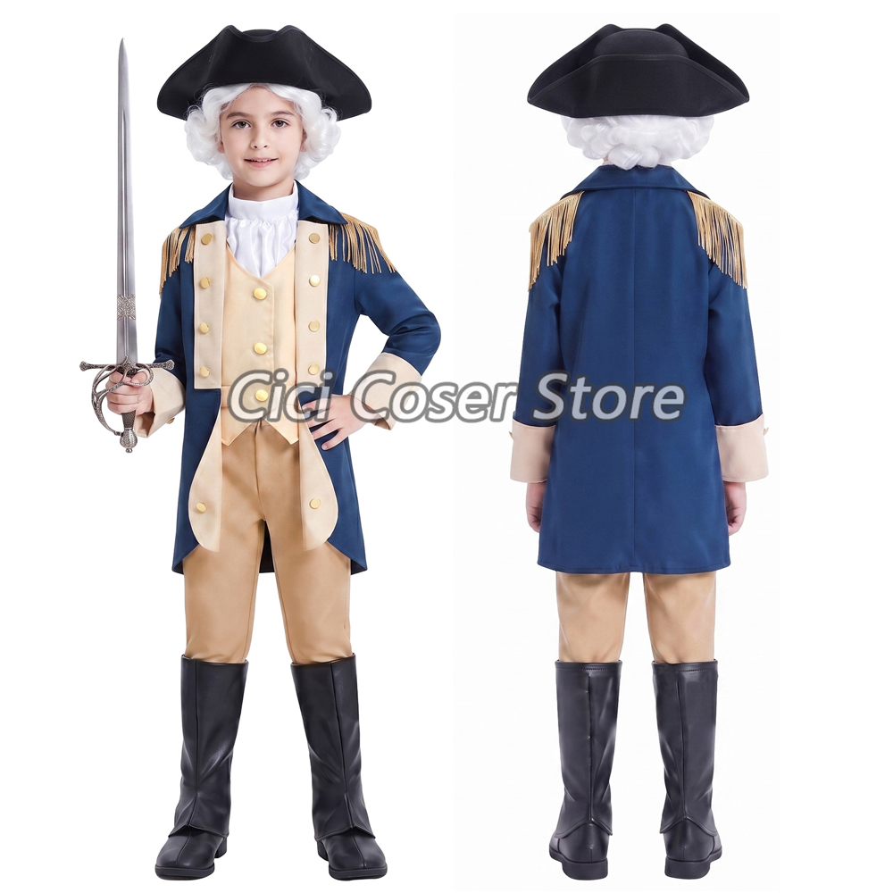 Dresses - Kids Colonial George Washington Costume Historical