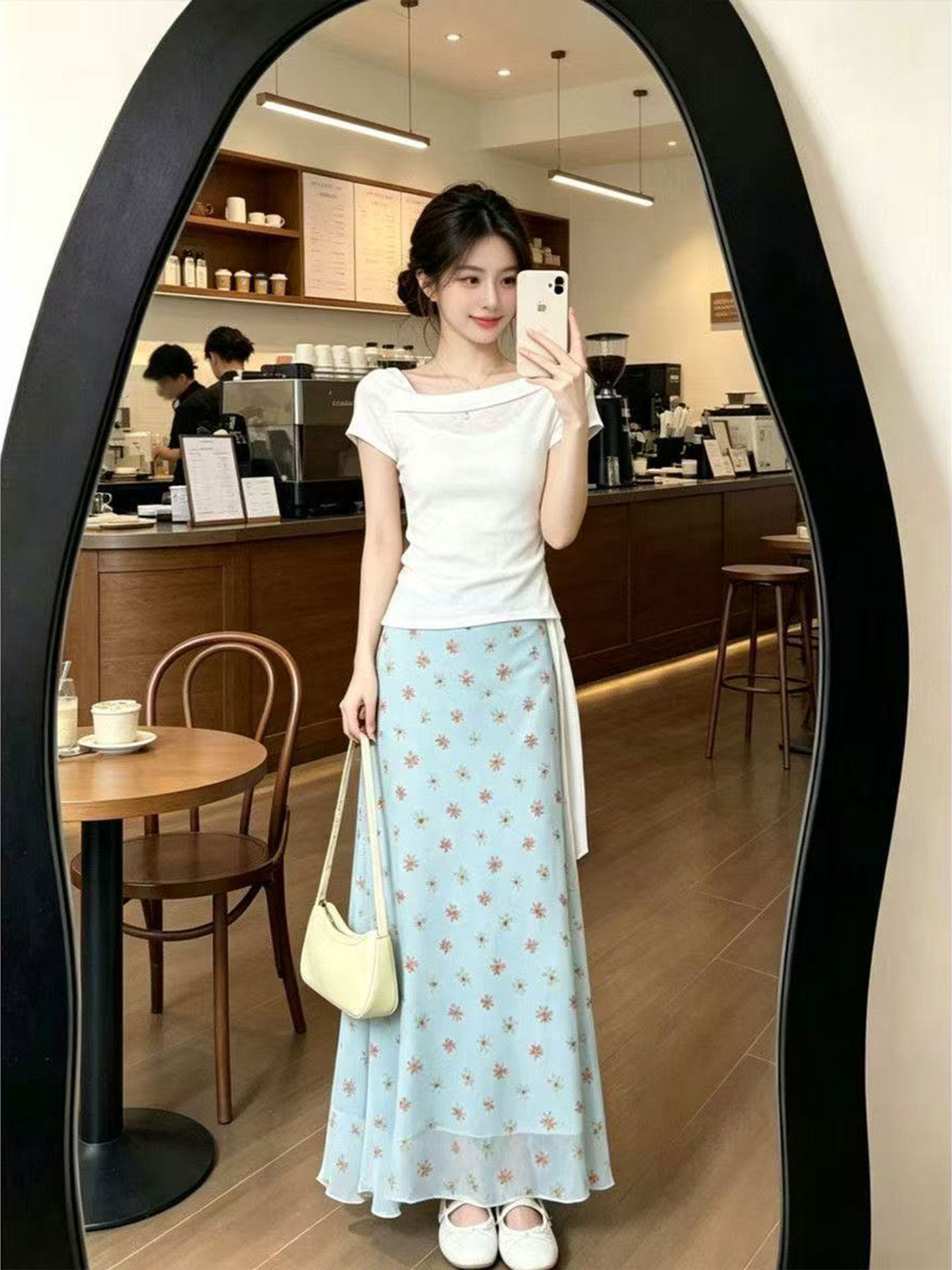 Korean Design A-Line Fish Tail - Korean Style A Line Shirt Dress review and price