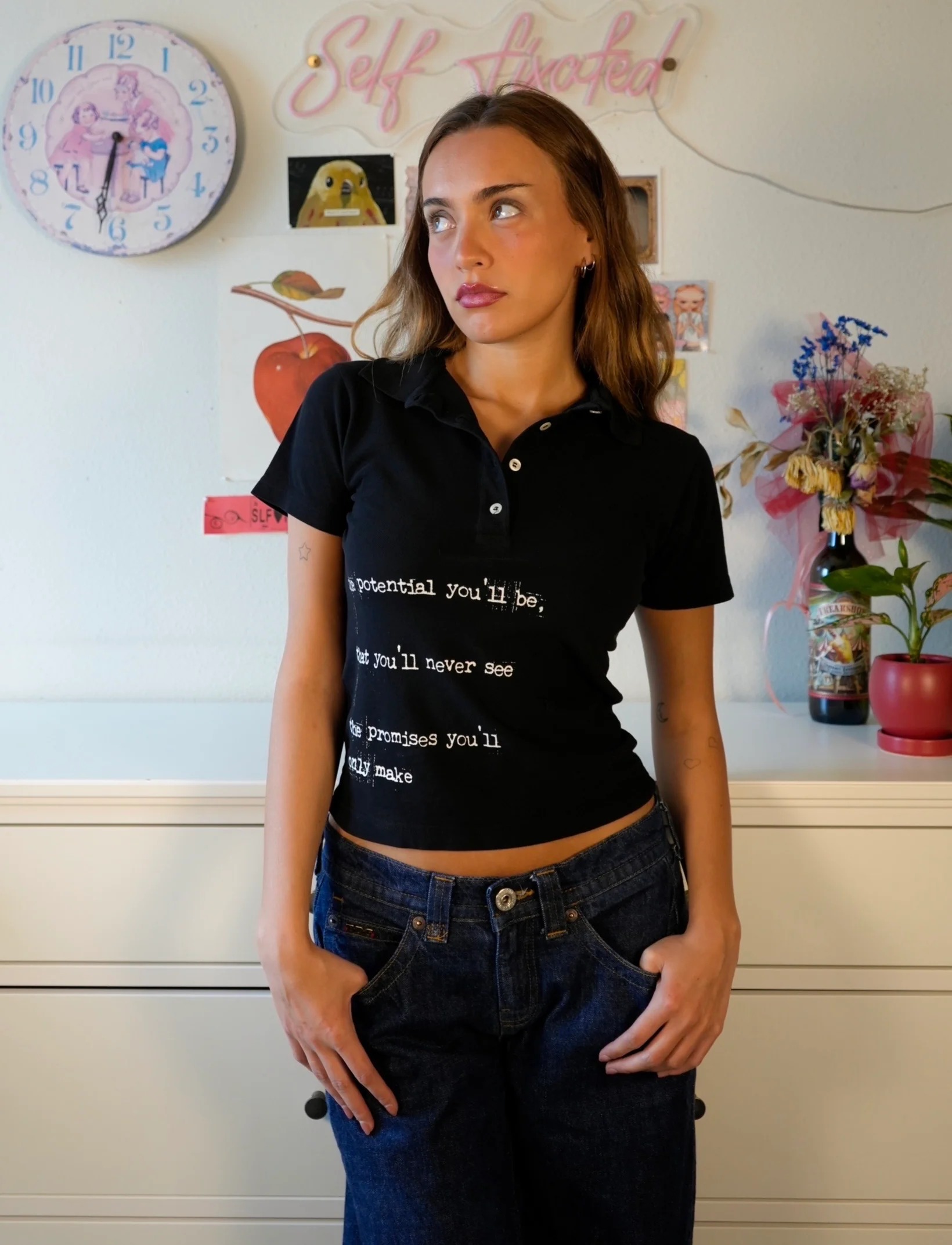 Aesthetic Spider Graphic Tops  - Y2K Graphic Baby Tee Crop review and price