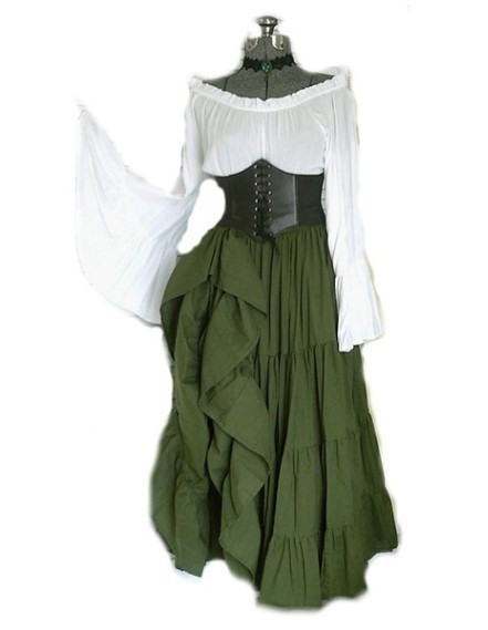 High Waist Long Sleeve Dress C - Dresses review and price