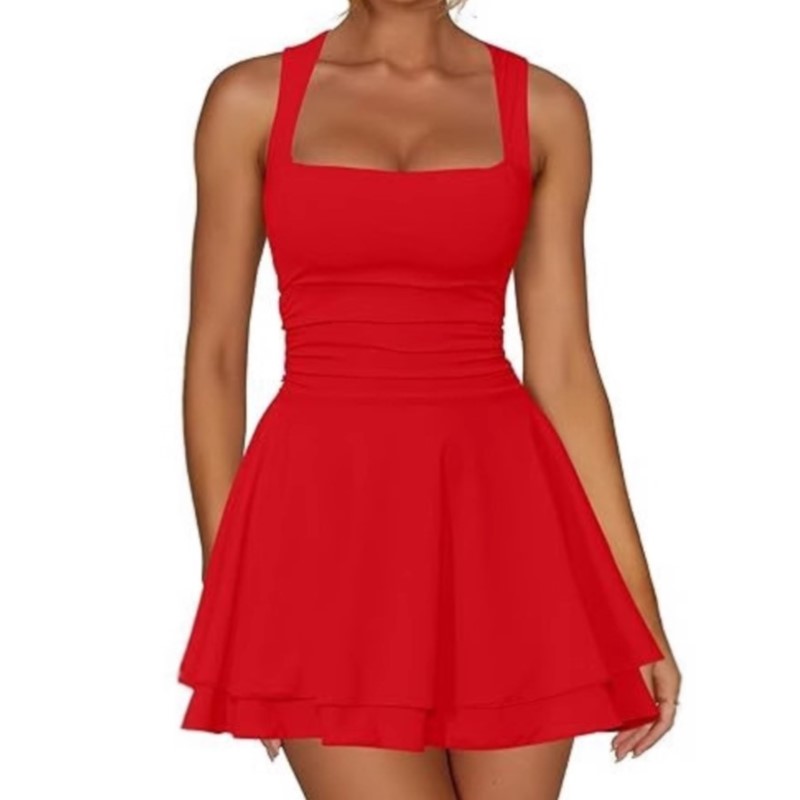 2026 Summer Mini Prom Women's  - Y2K Backless Halter Mini Dress review and price