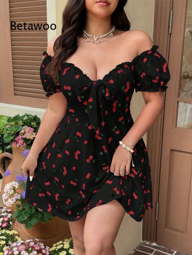 Women's Off Shoulder Floral Pr - Off Shoulder Puff Sleeve Sundress review and price